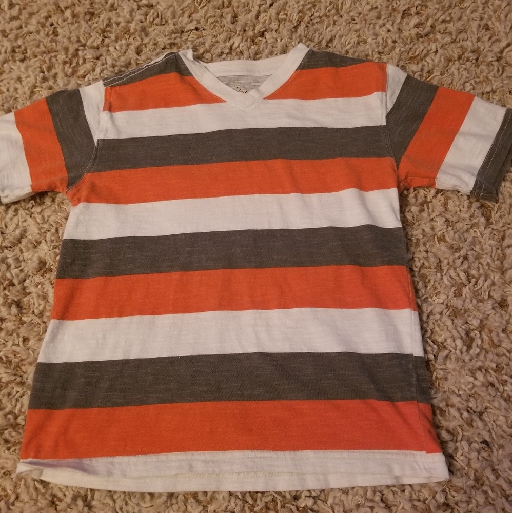 Boys striped shirt no tears or stains